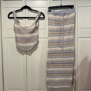 Jessica Simpson crochet set EUC size small